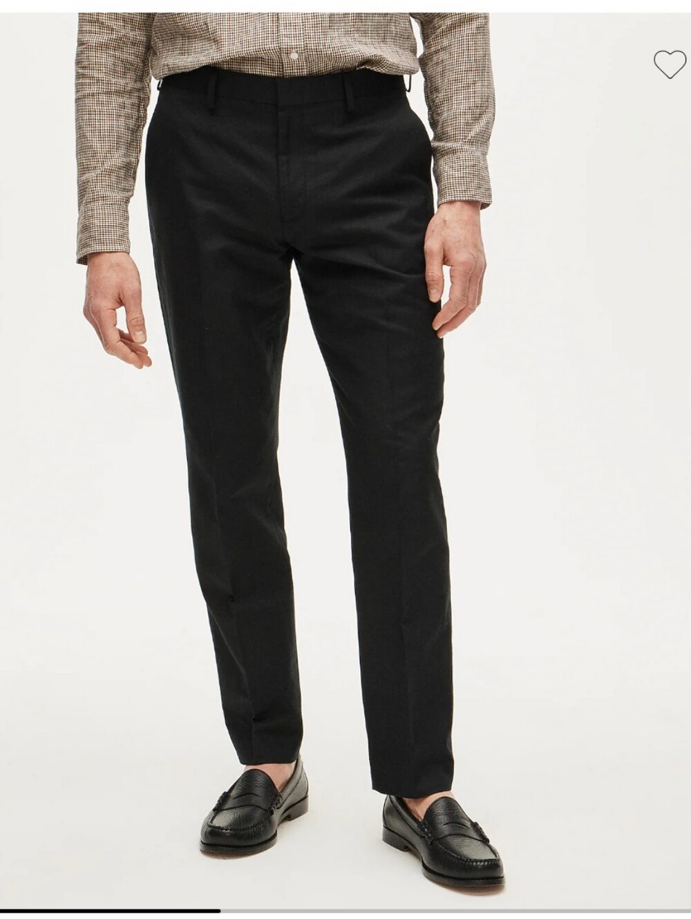 J Crew Ludlow Slim-fit suit pant in Baird McNutt Irish cotton-linen blend 28x32